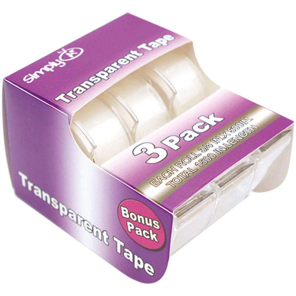 48 Wholesale 48 Wholesale 3ct Transparent Tape - WSD image