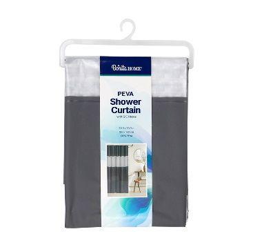 24 Wholesale Bh S-Curtain W-Hooks 71in 3d Gray Peva image
