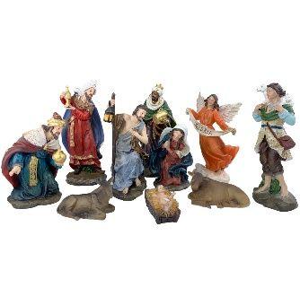2 Wholesale Nativity Set 10pc 8 Inches image