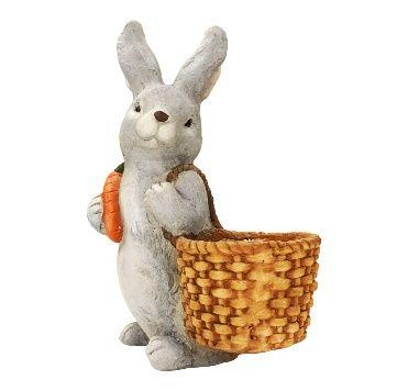 2 Wholesale Bh Rabbit Pot W Basket 12x8x18 in image