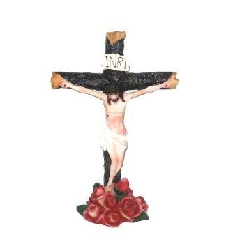 12 Wholesale Religious Crucifix Polyresin 12.5 X 2.8 Inches image