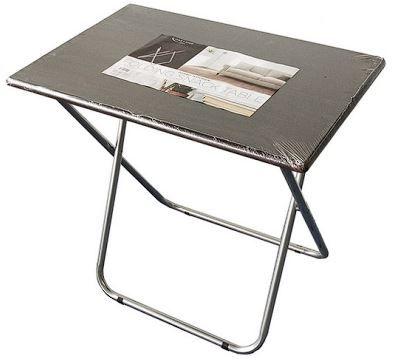 4 Wholesale Jumbo Wooden Folding Snack Table Brown image