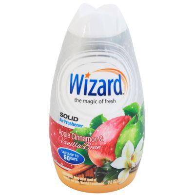 12 Wholesale Air Freshener 7.8oz Solid Adjustable Wizard Apple Cinnamon & Vanilla Bean image