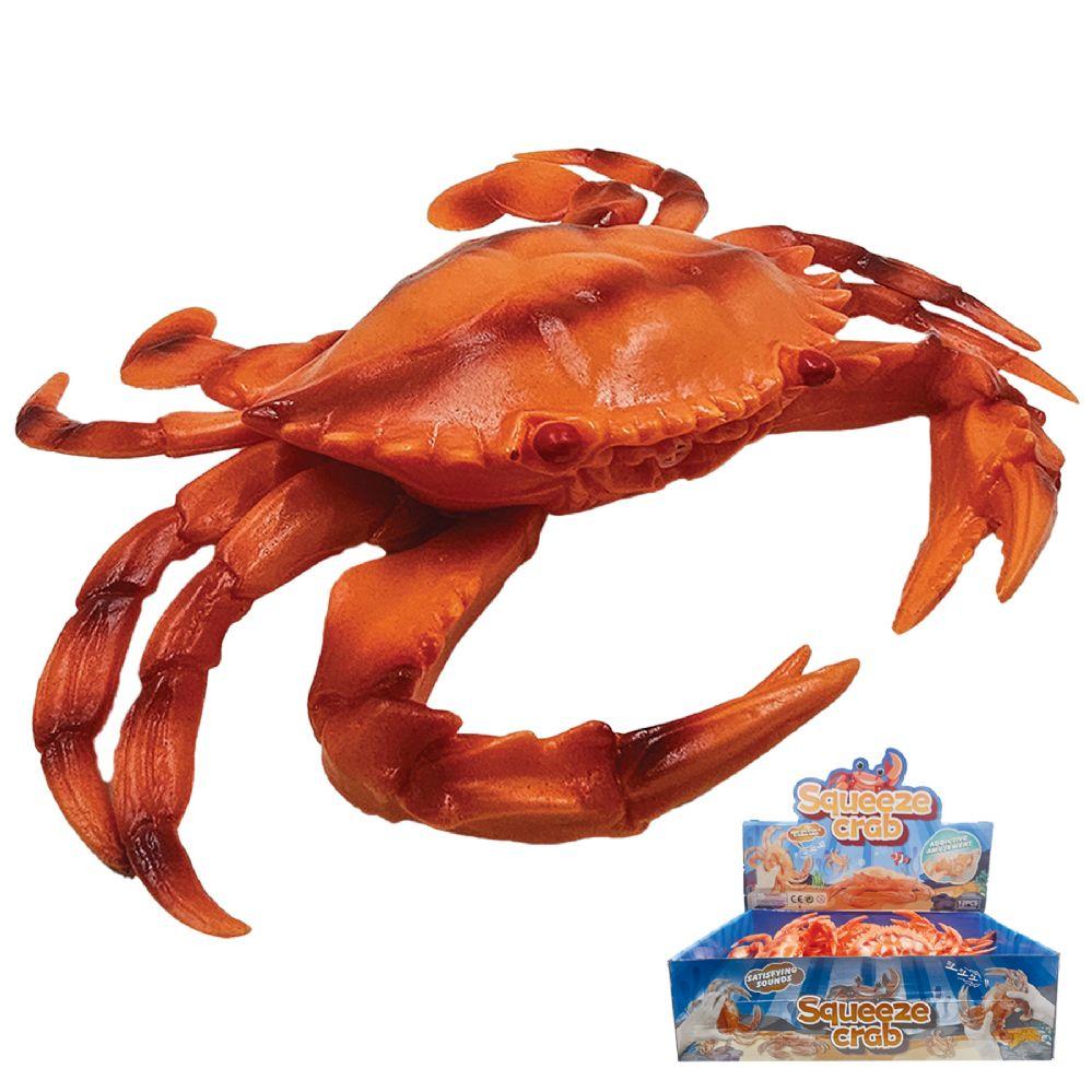 12 Wholesale 8 inch Squeaky Crab image