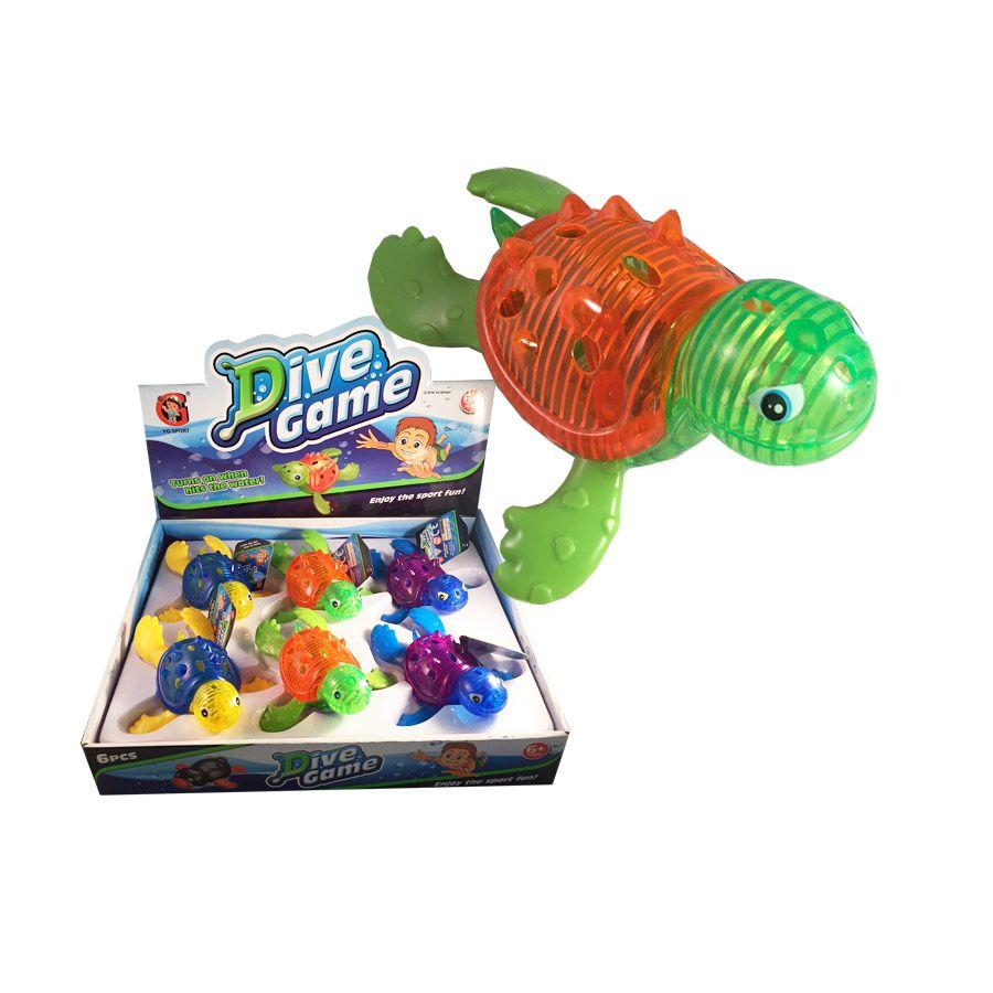 12 Wholesale 6 inch Dive Turtle W/light image