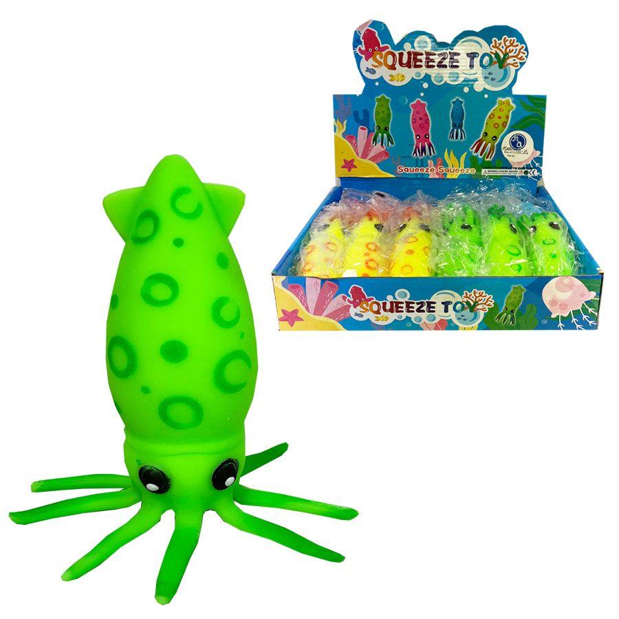 12 Wholesale 6 inch Squeezy Squid image