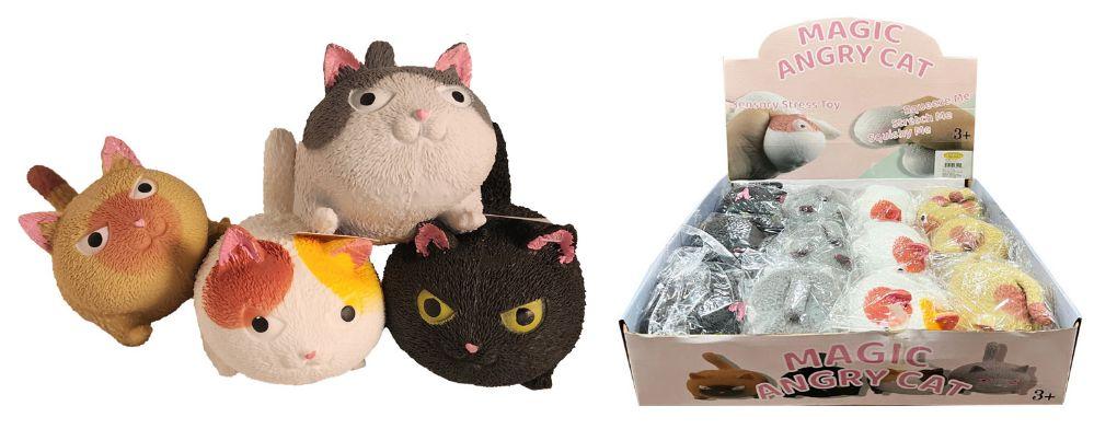 12 Wholesale 4 inch Squeeze Cat image