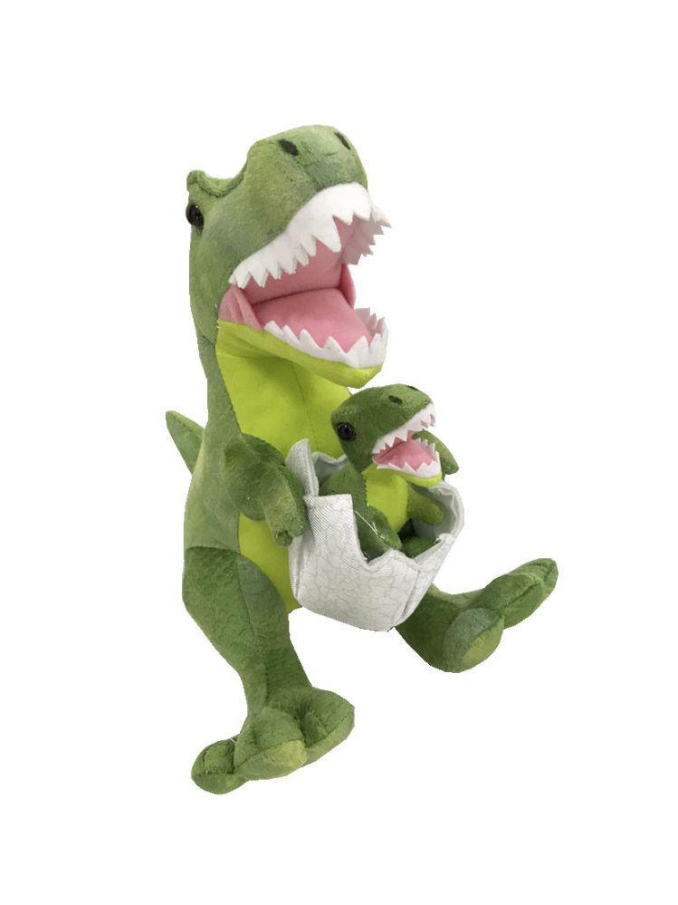 24 Wholesale Plush Dinosaur W/ Baby image