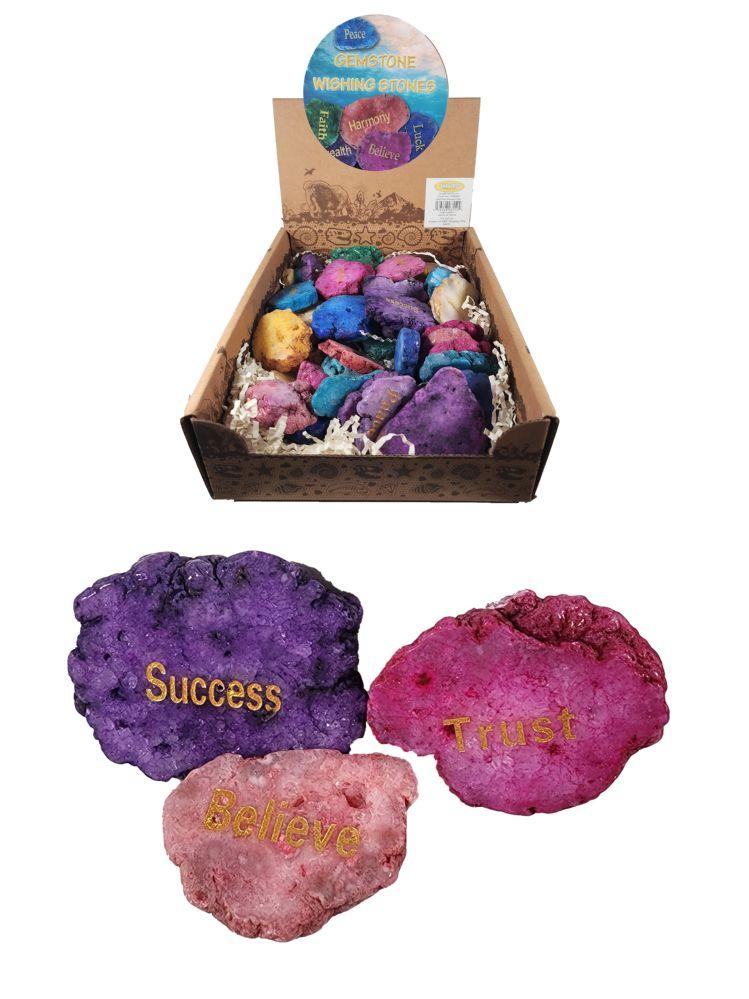 50 Wholesale Gemstone Wishing Stone image