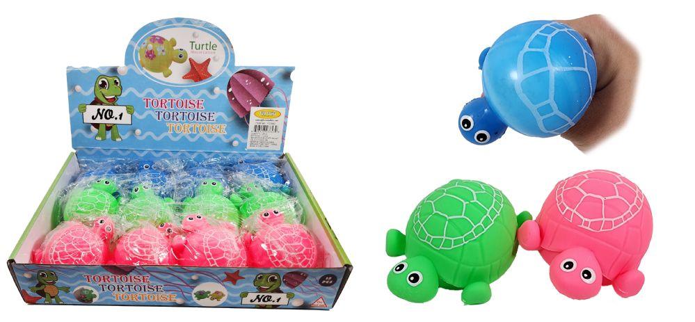 12 Wholesale 3 inch Squeezy Turtle image