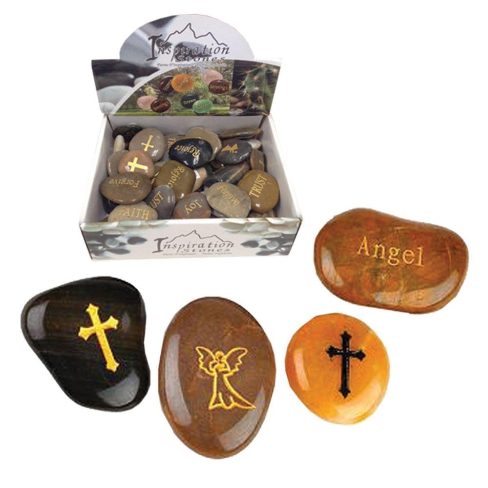 48 Wholesale Religious River Stones image