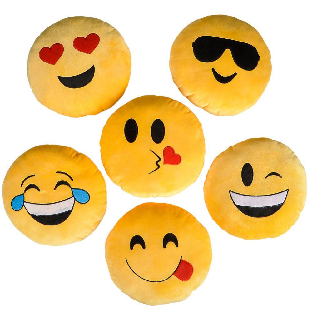 12 Wholesale 12 inch Emoticon Pillow image