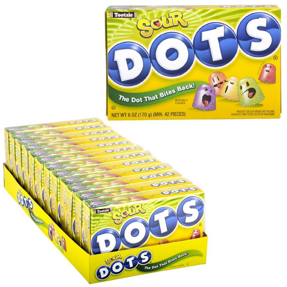12 Wholesale Dots Sour Theater Box Candy 12pc image