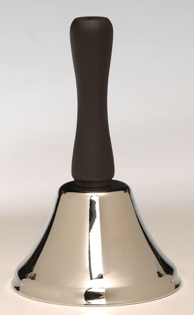 24 Wholesale Steel Hand Bell 5inch image