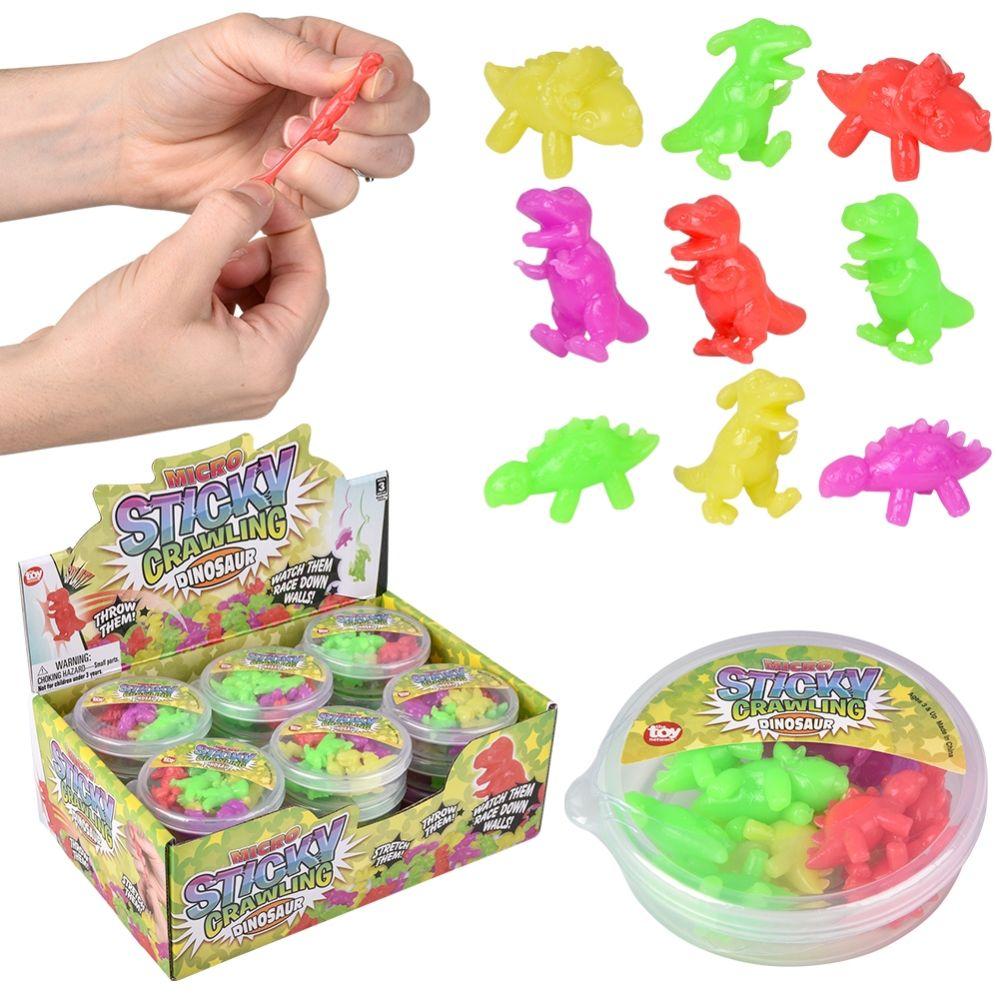 288 Wholesale Micro StretcH-Icky Dinosaur 24ct image