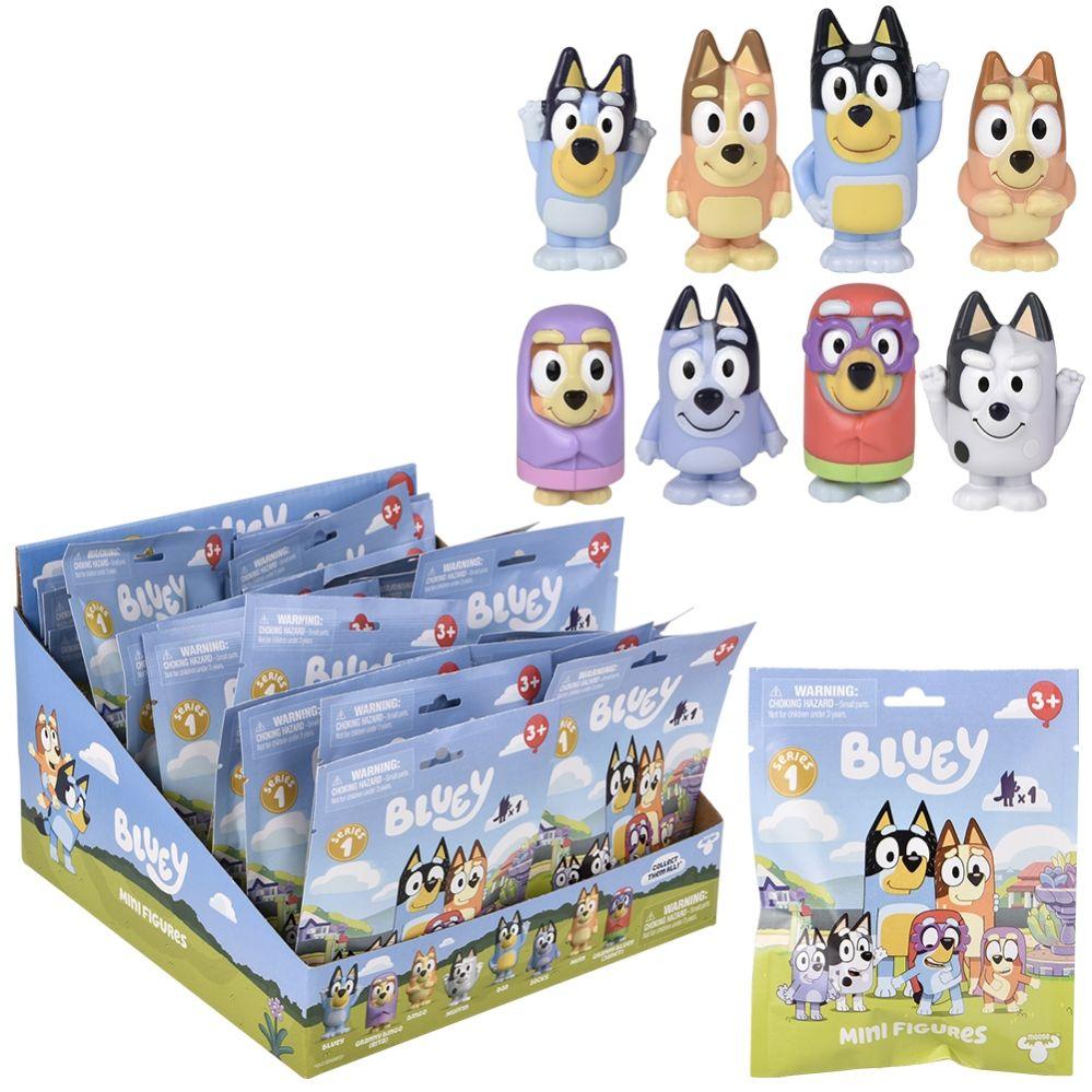 48 Wholesale Bluey Mini Figure Blind Bag 24ct image