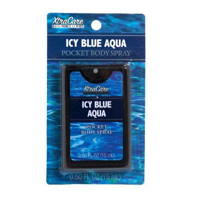 24 Wholesale Body Mist .5oz Pocket Ice Blue Aqua image