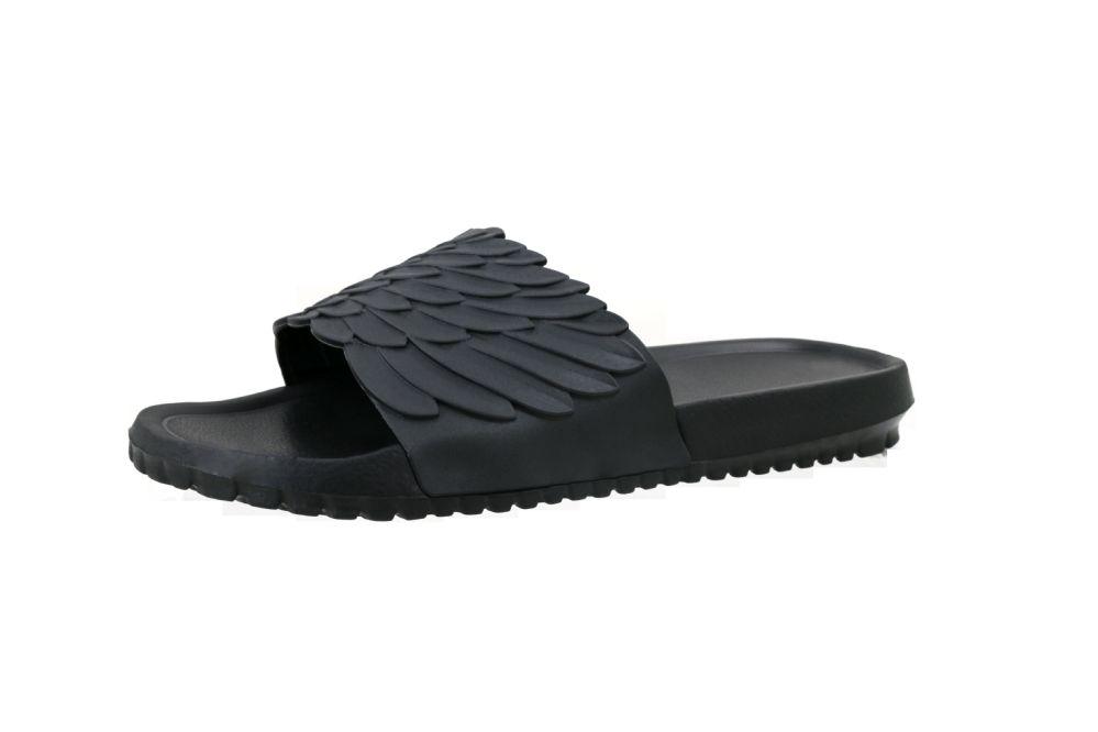 12 Wholesale Women's Wings Sandal Black image