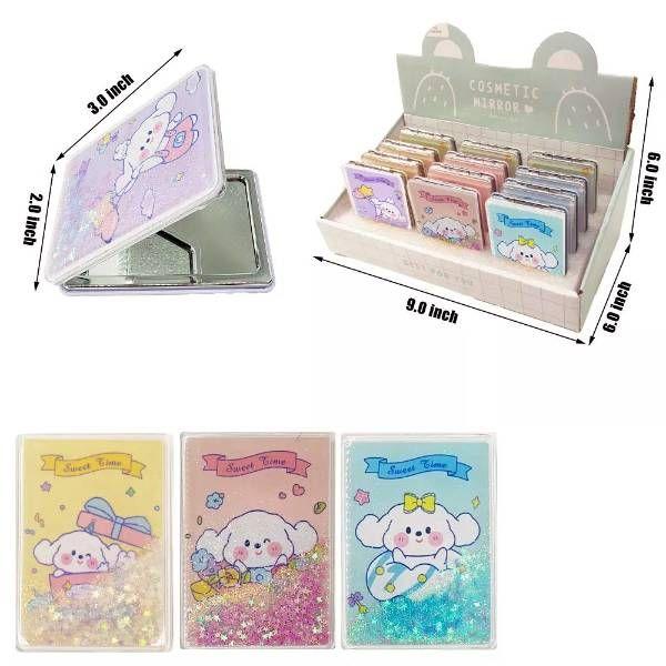 48 Wholesale 48 Wholesale Cute Bears Pocket Mirror 12pc/disp - WSD image