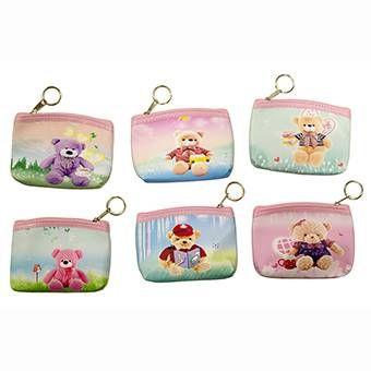 48 Wholesale Teddy Bear Coin Purse image