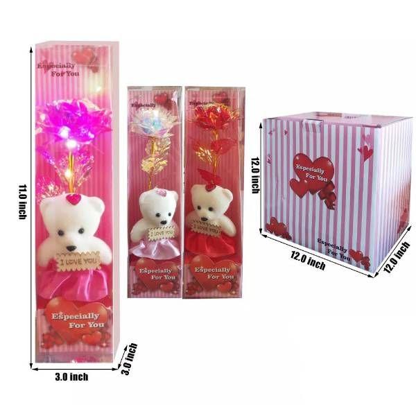 48 Wholesale Bear And Rose With Light image