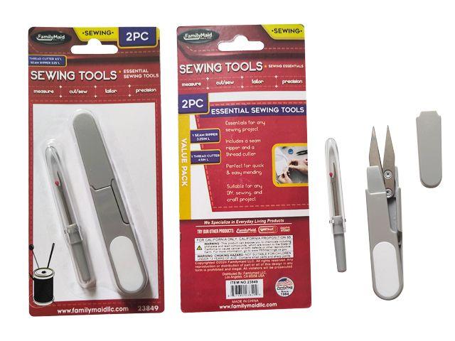 96 Wholesale Thread Cutter 4.5inchl & Seam Ripper 3.25inchl 2pc image