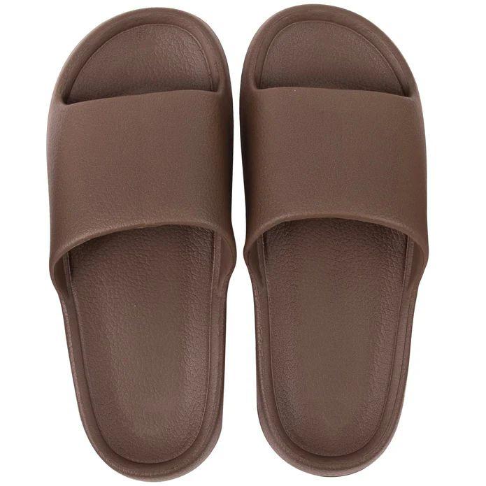 50 Wholesale Men's Slides Sandals Brown image