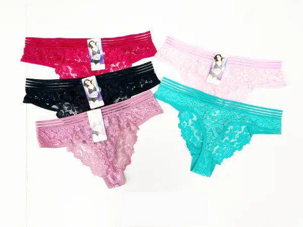 12 Wholesale Lady Lace Underwear 30pc image