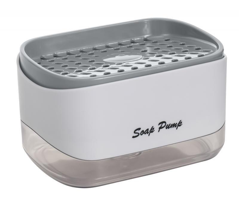 12 Wholesale Soap Pump & Sponge Holder 5.5inch X 3.5inch X 3.5inchh image