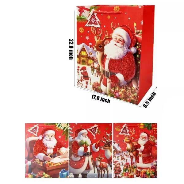 48 Wholesale 22x17 Christmas Gift Bag image