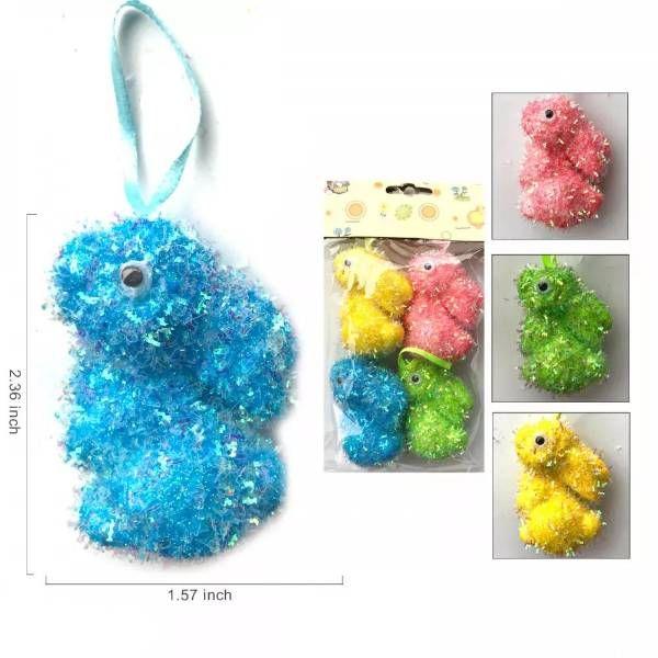 48 Wholesale 4PC EASTER BUNNY DECORATION image
