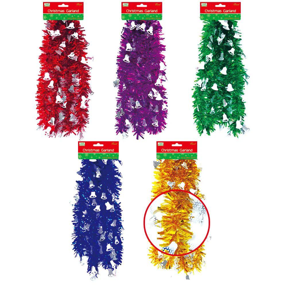 72 Wholesale Christmas Garland Ribbon Accent image