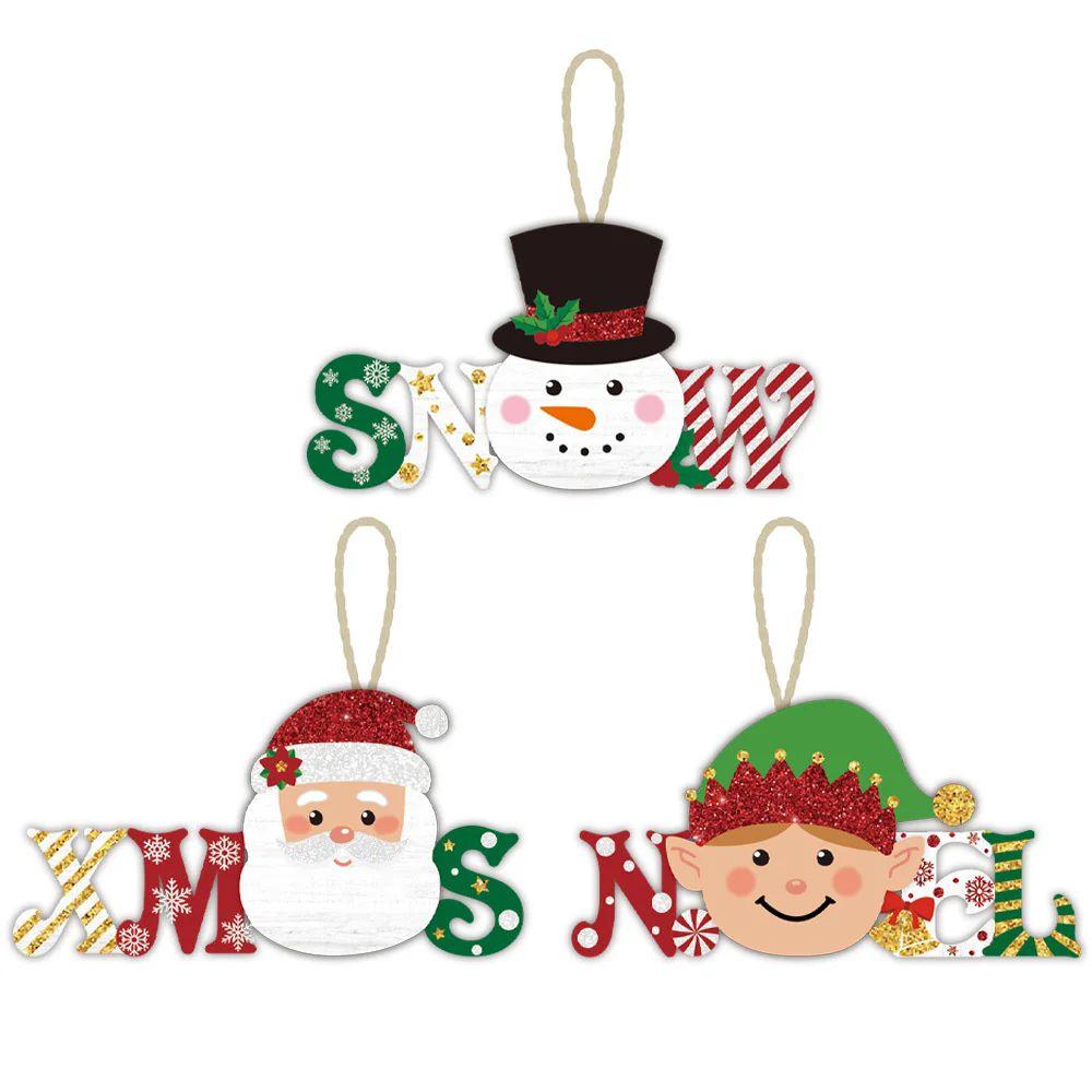 36 Wholesale Christmas Hanging Decoration With Christmas Text image