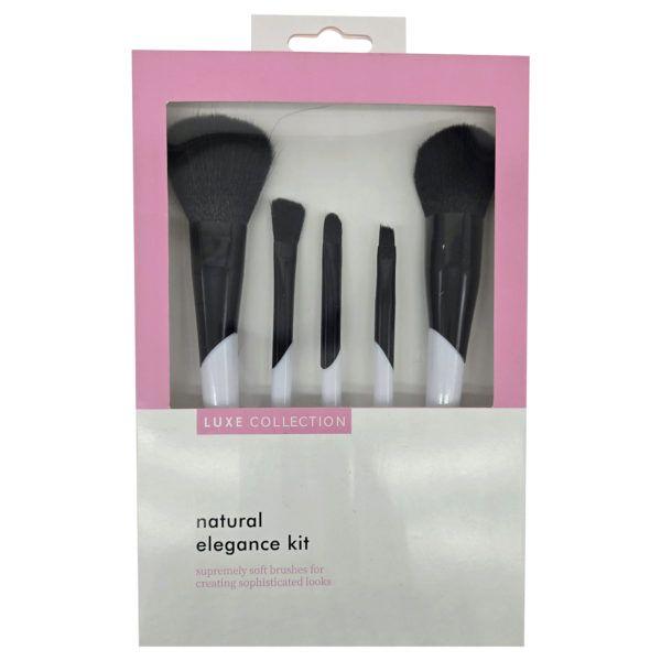 12 Wholesale 5 Piece Beauty Makeup Brush Sets In Assorted Colors image