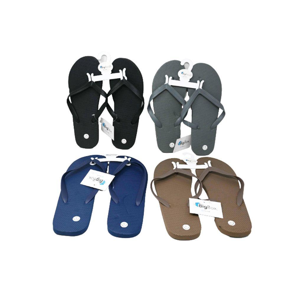 50 Wholesale Mens Flip Flop Sandals 4-Asst Colors/4-Asst Size image