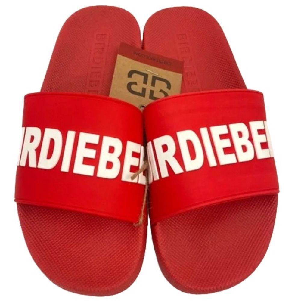 12 Wholesale MEN RED SLIDE SANDALS SIZE 6-11 image
