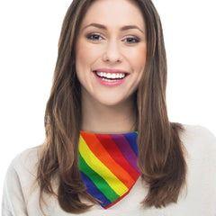 96 Wholesale Rainbow Bandanas image