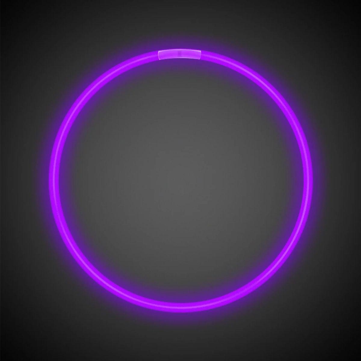 200 Wholesale Purple 22" Glow Necklaces image