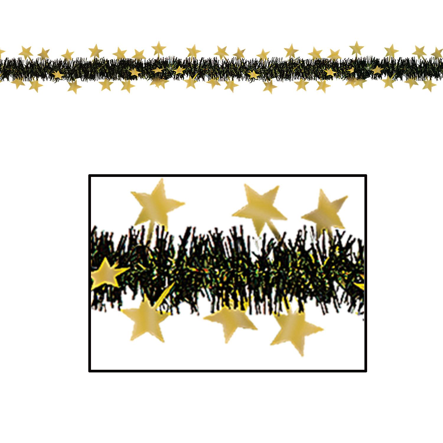 12 Wholesale Metallic Star Garland image