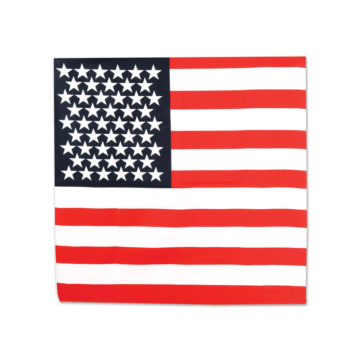 12 Wholesale Patriotic Bandana image