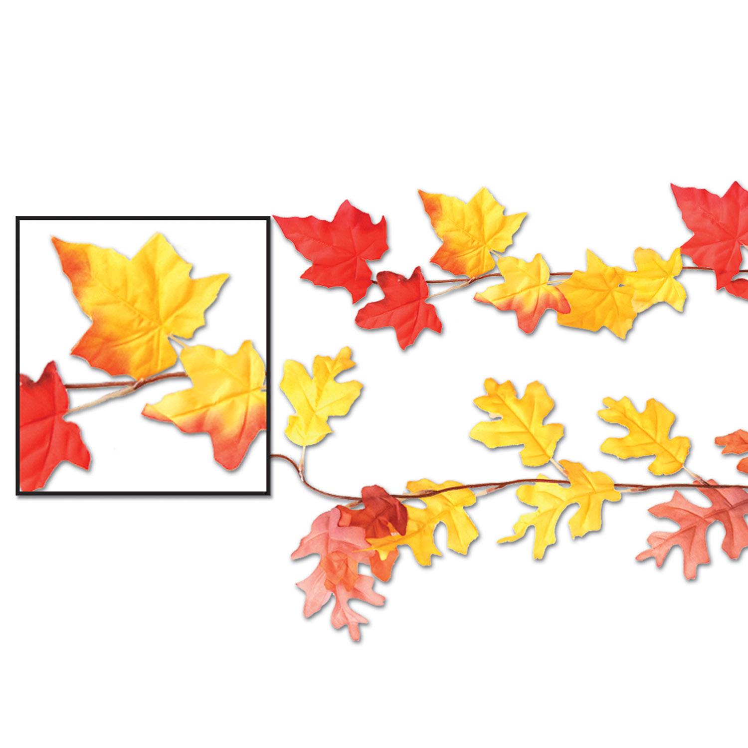 12 Wholesale Autumn Leaf Garlands image