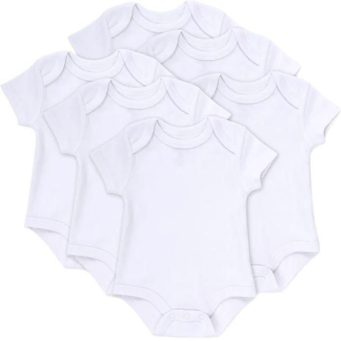 24 Wholesale Baby Bodysuit - White Only 3 Months image