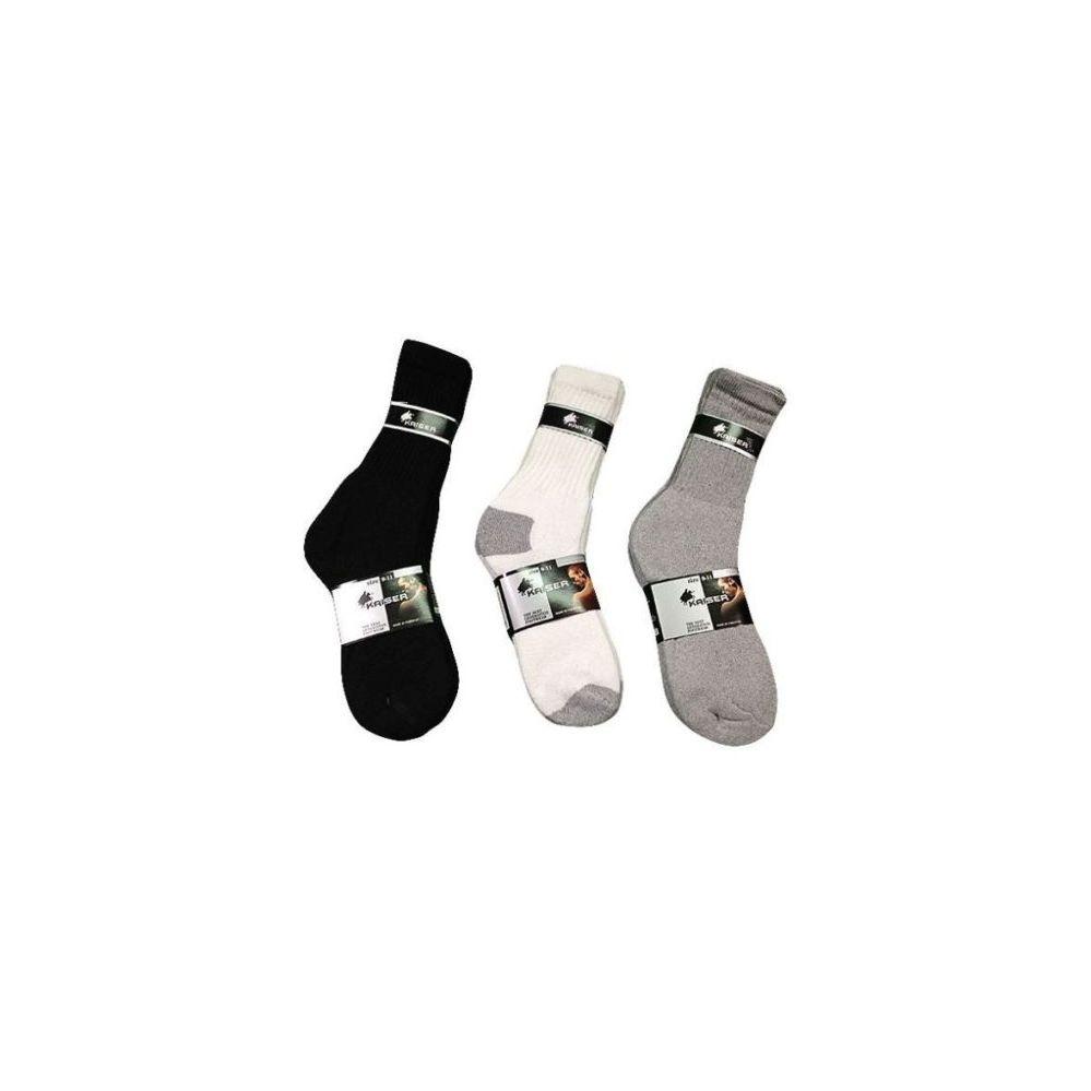 144 Wholesale Boys Sport Sock Crew In Grey Size 10-13 image