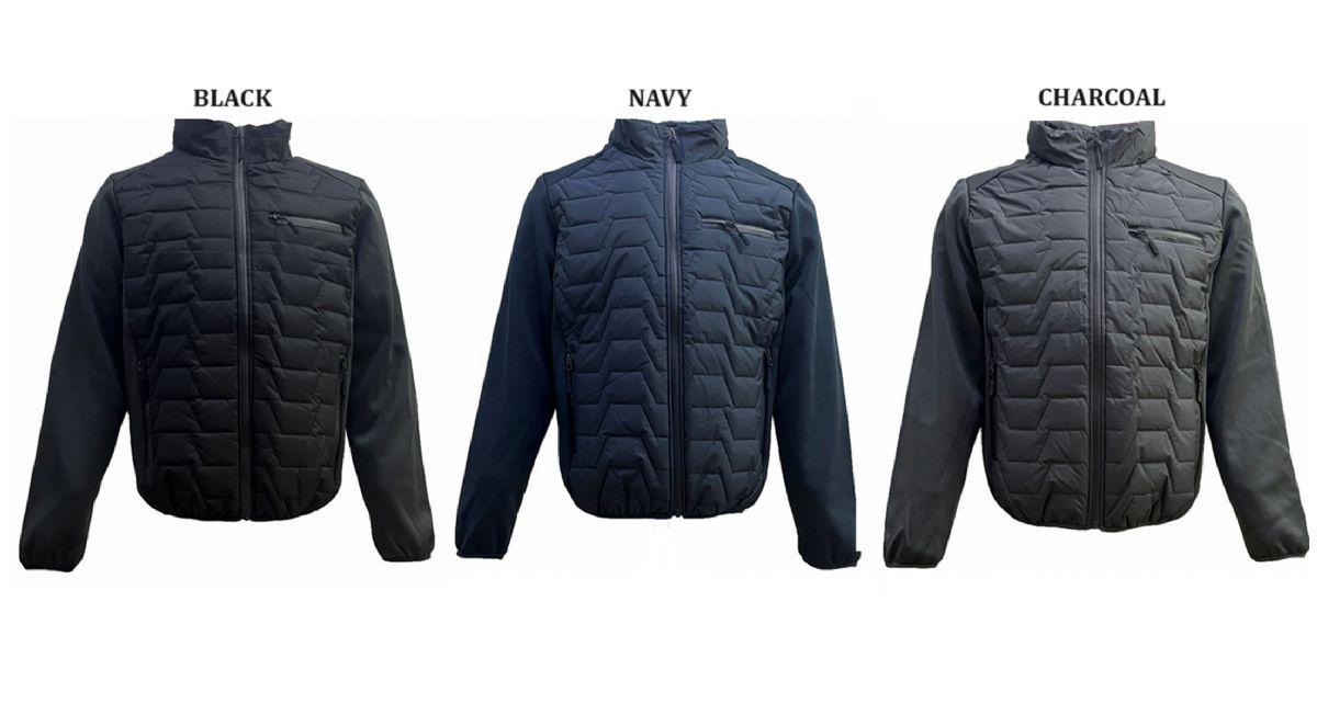 12 Wholesale Men's Fashion Randor Jacket - Navy - Pack B image