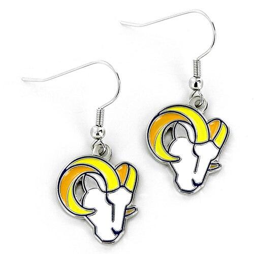 Los Angeles Rams Logo Dangler Earrings
