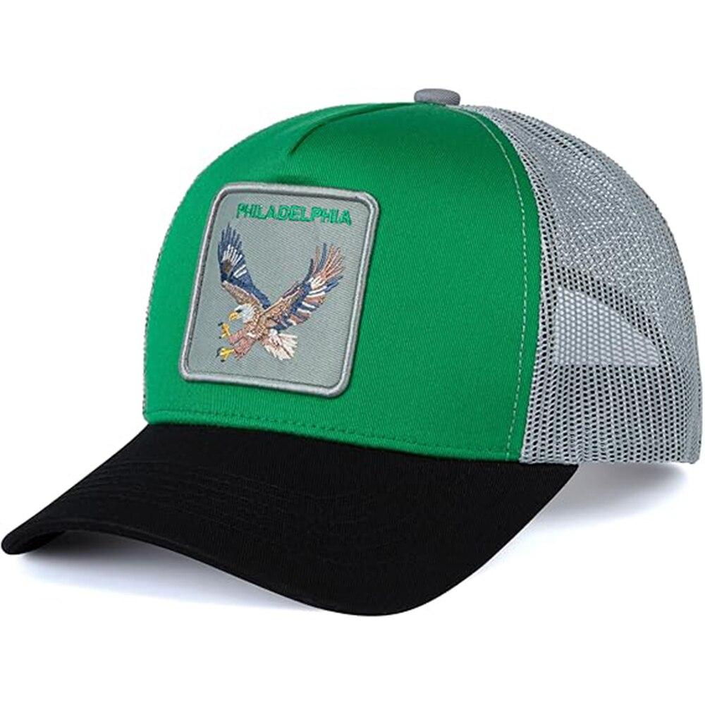 Philadelphia Patch Mesh Trucker Snapback Hat image