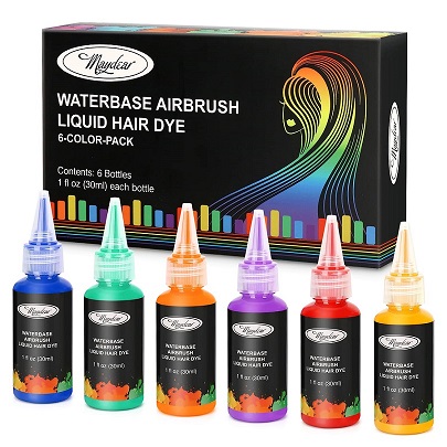 Airbrush Hair Paint (6 color set)