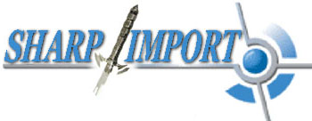 Sharp Import Logo
