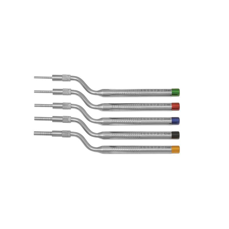 Osteotomes Concave set 5 pcs Curve