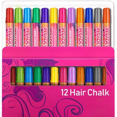 Hair Chalk Pens (12 Colors)